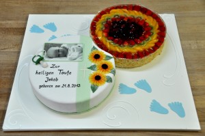 Torte zur Taufe